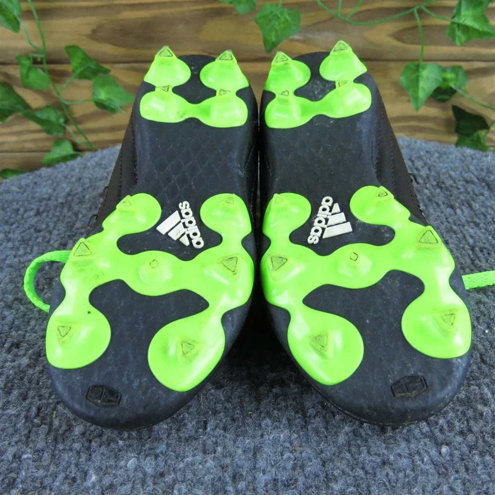 adidas Boys Sneaker Goletto‎ Soccer Sz T 10 Medium Black Synthetic Lace Up